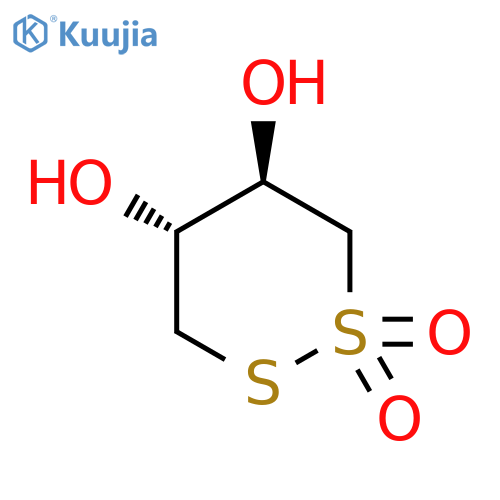 1,2-Dithiane-4,5-diol,1,1-dioxide, (4R,5R)-rel- structure