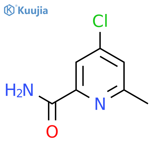 4-Chloro-6-methylpicolinamide structure