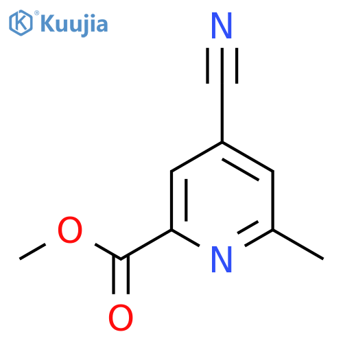 Methyl 4-cyano-6-methylpicolinate structure