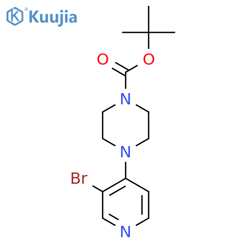 Tert-Butyl 4-(3-bromopyridin-4-yl)piperazine-1-carboxylate structure