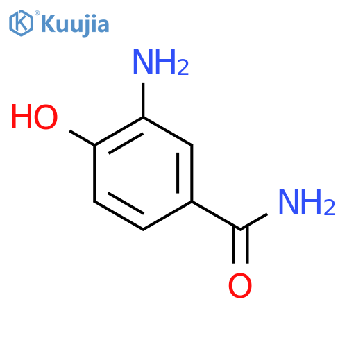 Benzamide,3-amino-4-hydroxy- structure