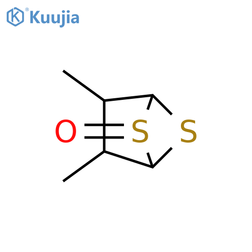 5,6-Dithiabicyclo[2.1.1]hexane,2,3-dimethyl-, 5-oxide, (1a,2a,3a,4a,5b)- structure
