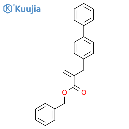 Benzyl 2-([1,1'-biphenyl]-4-ylmethyl)acrylate structure