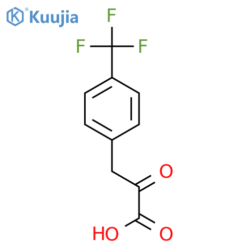 2-Oxo-3-4-(trifluoromethyl)phenylpropanoic acid structure