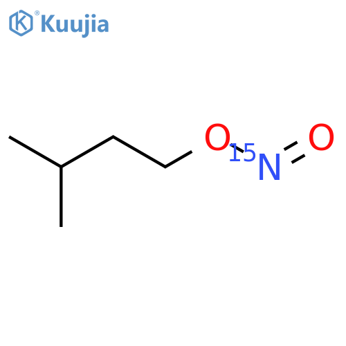 Nitrous-15N acid,3-methylbutyl ester structure