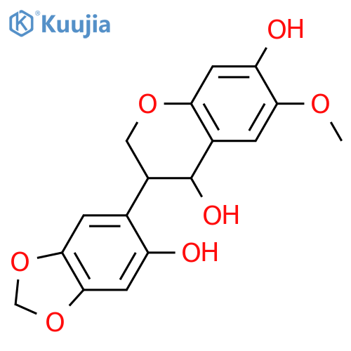 2',4,4',5',6,7-Hexahydroxyisoflavan; (3R*,4S*)-form, 4',5'-Methylene, 6-Me ether structure