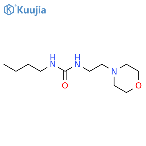 Urea, N-butyl-N'-[2-(4-morpholinyl)ethyl]- structure