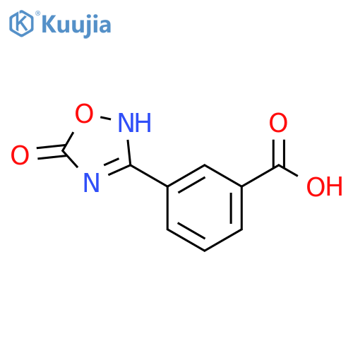 3-(5-hydroxy-1,2,4-oxadiazol-3-yl)benzoic acid structure