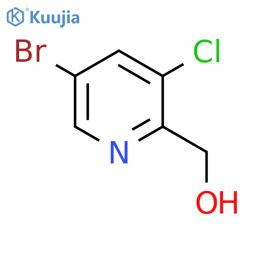 (5-Bromo-3-chloropyridin-2-yl)methanol structure