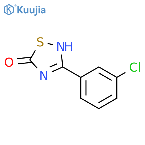 3-(3-Chlorophenyl)-1,2,4-thiadiazol-5(4h)-one structure