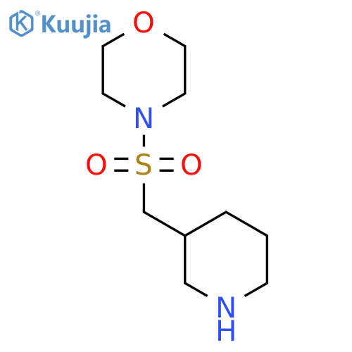 4-[(3-Piperidinylmethyl)sulfonyl]-morpholine structure