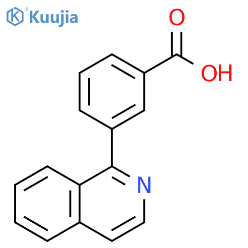 3-(Isoquinolin-1-yl)benzoic acid structure