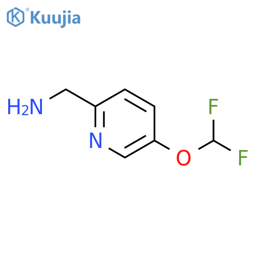 5-(Difluoromethoxy)pyridin-2-ylmethanamine structure