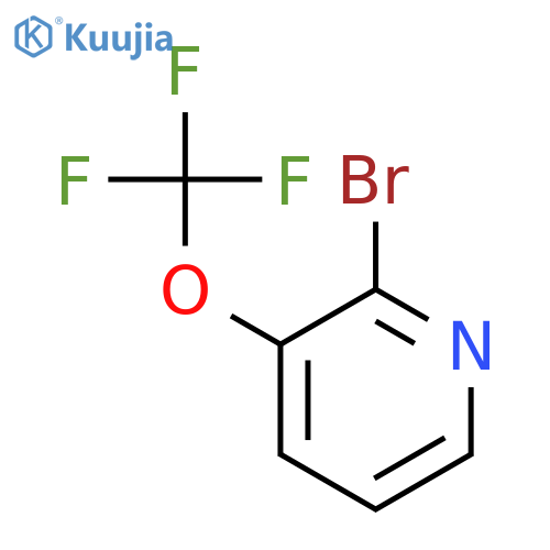 2-Bromo-3-(trifluoromethoxy)pyridine structure