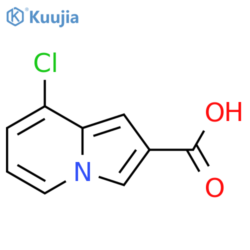8-Chloroindolizine-2-carboxylic acid structure