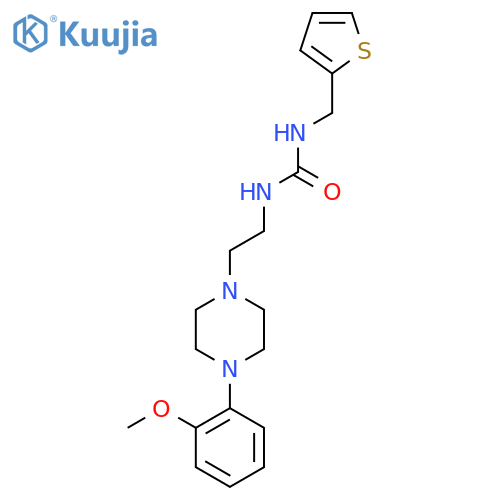 1-{2-4-(2-methoxyphenyl)piperazin-1-ylethyl}-3-(thiophen-2-yl)methylurea structure