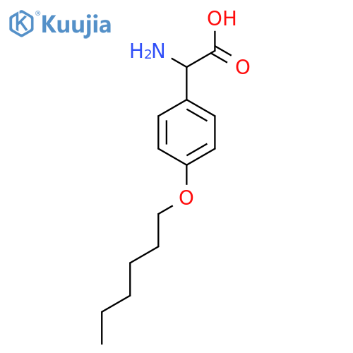 (+/-)-4-Hexyloxyphenylglycine (H-DL-nTyr(hexyl)-OH) structure