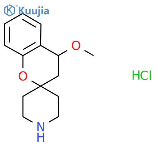 4-Methoxy-3,4-dihydrospiro[1-benzopyran-2,4'-piperidine] hydrochloride structure
