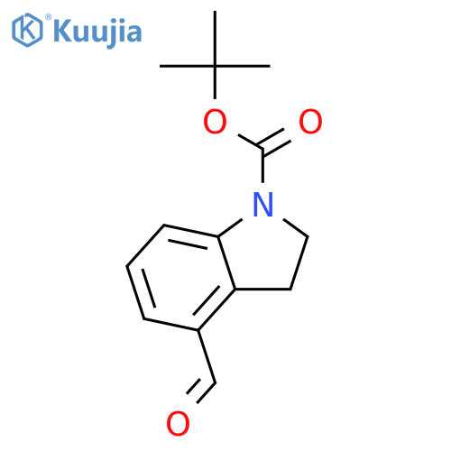 1-Boc-4-formylindoline structure