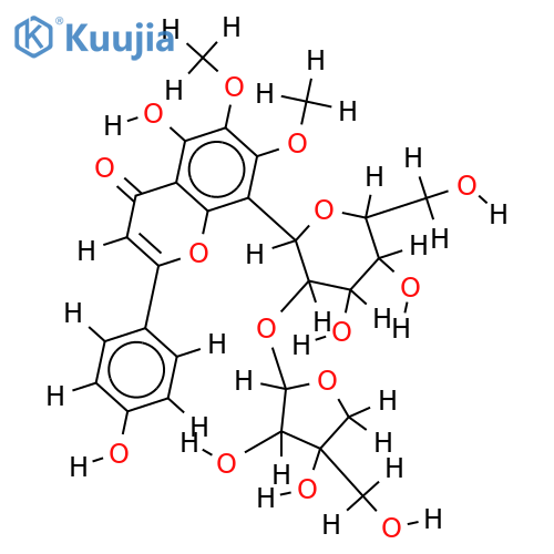 Abrusin-2''-O-apioside structure