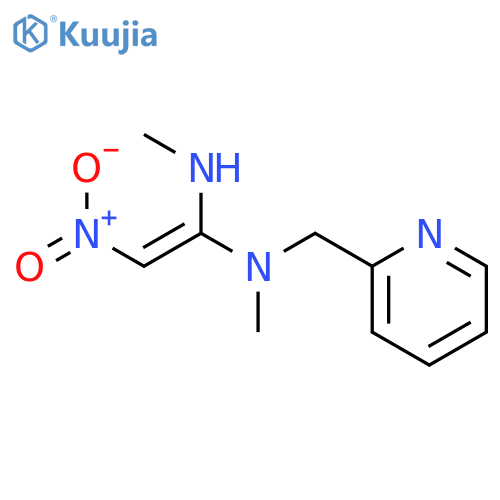 1,1-Ethenediamine, N,N'-dimethyl-2-nitro-N-(2-pyridinylmethyl)- structure
