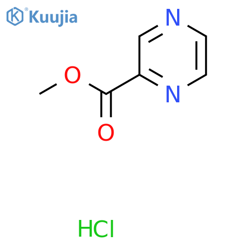 methyl pyrazine-2-carboxylate hydrochloride structure