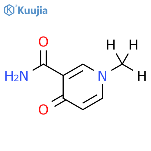 N-Methyl-4-pyridone-3-carboxamide-d structure