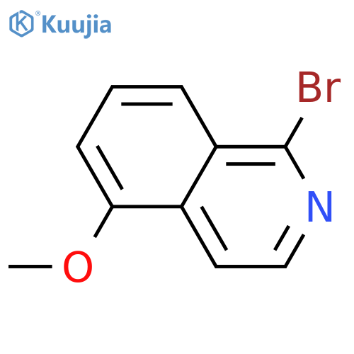 1-bromo-5-methoxyisoquinoline structure