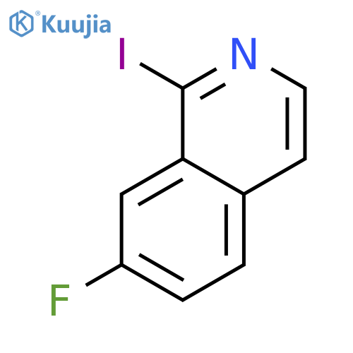 7-Fluoro-1-iodoisoquinoline structure