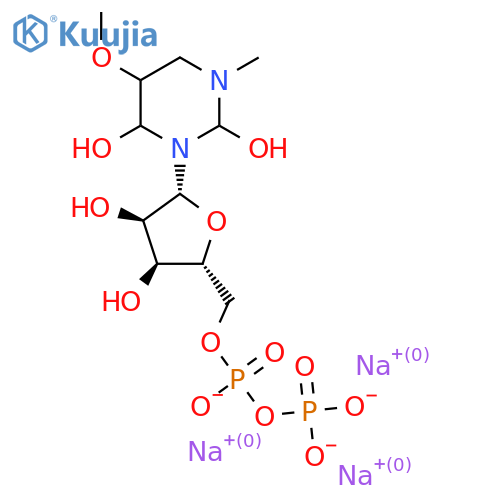 5-OMe-UDP trisodium salt structure