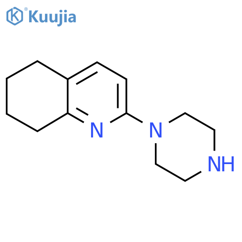 2-(Piperazin-1-yl)-5,6,7,8-tetrahydroquinoline structure