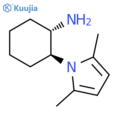(1S,?2S)?-2-?(2,?5-?Dimethyl-?1H-?pyrrol-?1-?yl)?cyclohexanamine structure