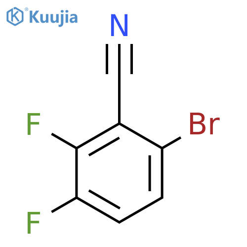 6-Bromo-2,3-difluorobenzonitrile structure