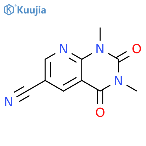 1,3-dimethyl-2,4-dioxo-1H,2H,3H,4H-pyrido2,3-dpyrimidine-6-carbonitrile structure