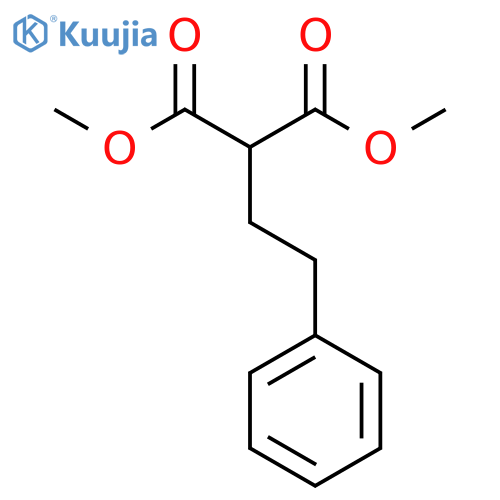 1,3-dimethyl 2-(2-phenylethyl)propanedioate structure