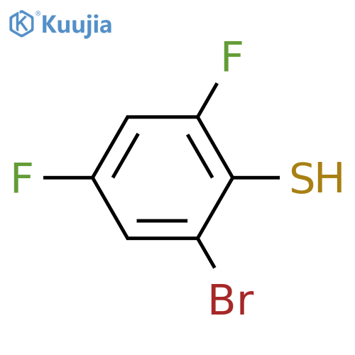 2-BROMO-4,6-DIFLUOROBENZENETHIOL structure