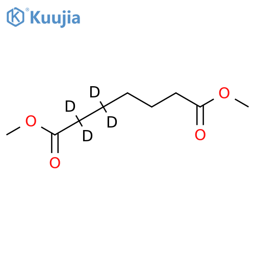 Dimethyl heptanedioate-2,2,6,6-d4 structure