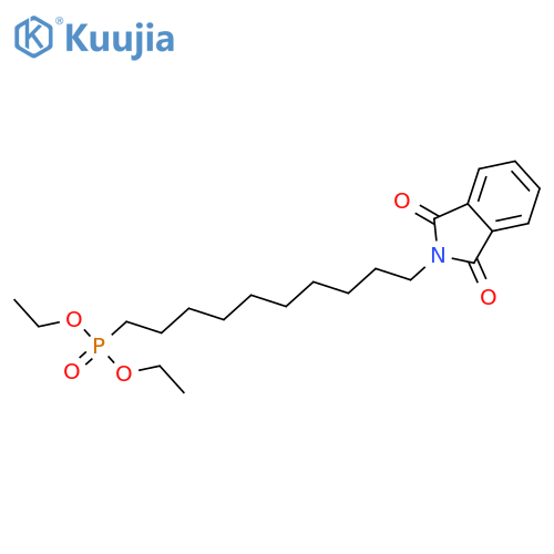 Phosphonic acid,[10-(1,3-dihydro-1,3-dioxo-2H-isoindol-2-yl)decyl]-, diethyl ester (9CI) structure