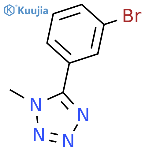 5-(3-bromophenyl)-1-methyl-1H-1,2,3,4-tetrazole structure