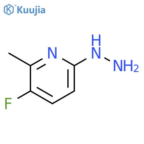 3-Fluoro-6-hydrazinyl-2-methylpyridine structure