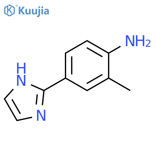 4-(1H-imidazol-2-yl)-2-methylaniline structure