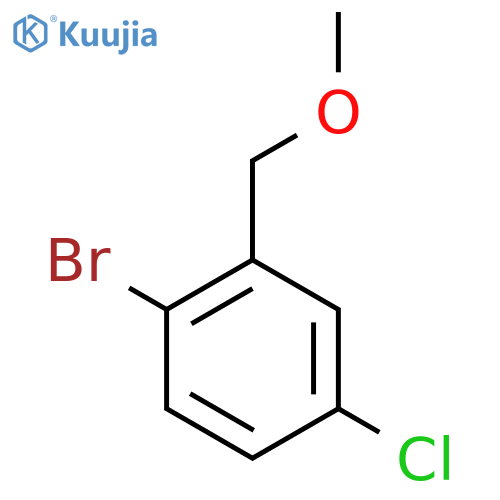 1-Bromo-4-chloro-2-(methoxymethyl)benzene structure