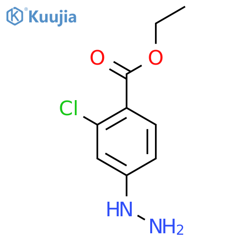 Ethyl 2-chloro-4-hydrazinylbenzoate structure