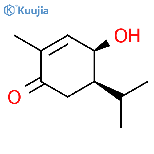 (+)-3-Hydroxy-p-menth-1-en-6-one structure