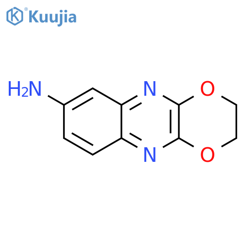 2,3-dihydro-[1,4]dioxino[2,3-b]quinoxalin-7-amine structure
