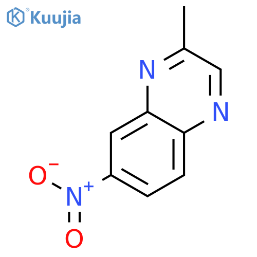 Quinoxaline,2-methyl-7-nitro- structure