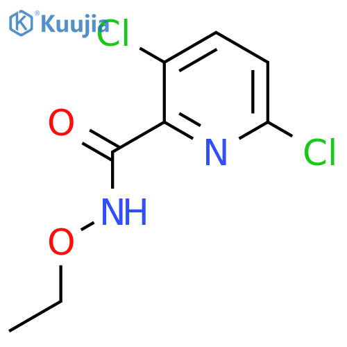 3,6-dichloro-N-ethoxypyridine-2-carboxamide structure