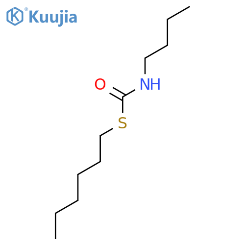 Carbamothioic acid, butyl-, S-hexyl ester structure