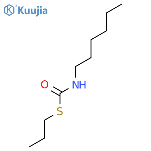 Carbamothioic acid, hexyl-, S-propyl ester structure