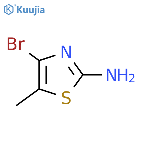4-Bromo-5-methylthiazol-2-amine structure